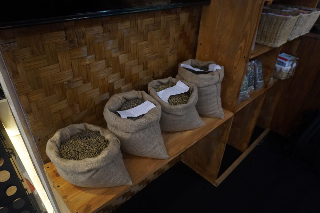 ASLI Group booth at Trade Expo Indonesia 2025 - Coffee Beans Sample